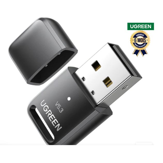 Adaptateur Bluetooth USB 5 3 UGREEN V5 3 pour Ordinateur et Pc - Garantie 6 mois