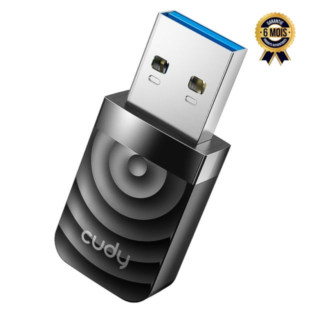 Adaptateur WiFi USB 3 0 Cudy Wu1300S Ac1300 pour Pc WiFi Double Bande - Garantie 6 mois