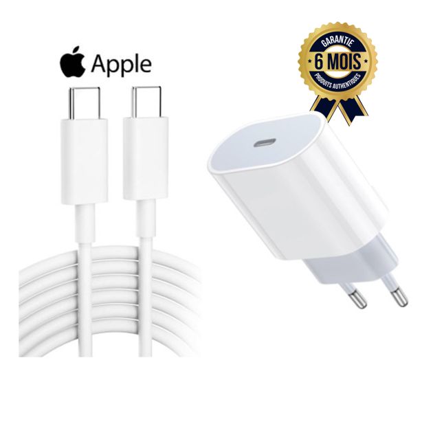 Chargeur Complet de 35 Watts pour iPhone 15 15 Plus 15 Pro 15 Pro Max USB C