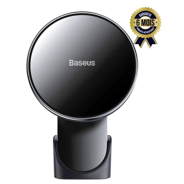 Chargeur de Voiture sans Fil Baseus Support Magnetique 15 W pour Tableau de Bord et Grille D Aérationn
