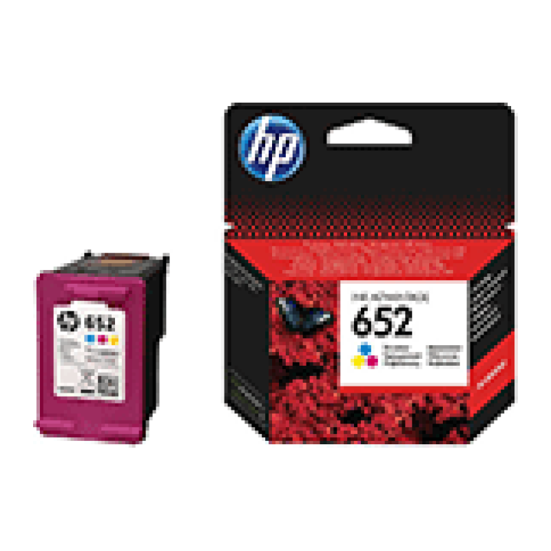 Tintenpatrone HP 652 – Cyan, Magenta und Gelb (F6V24AE)