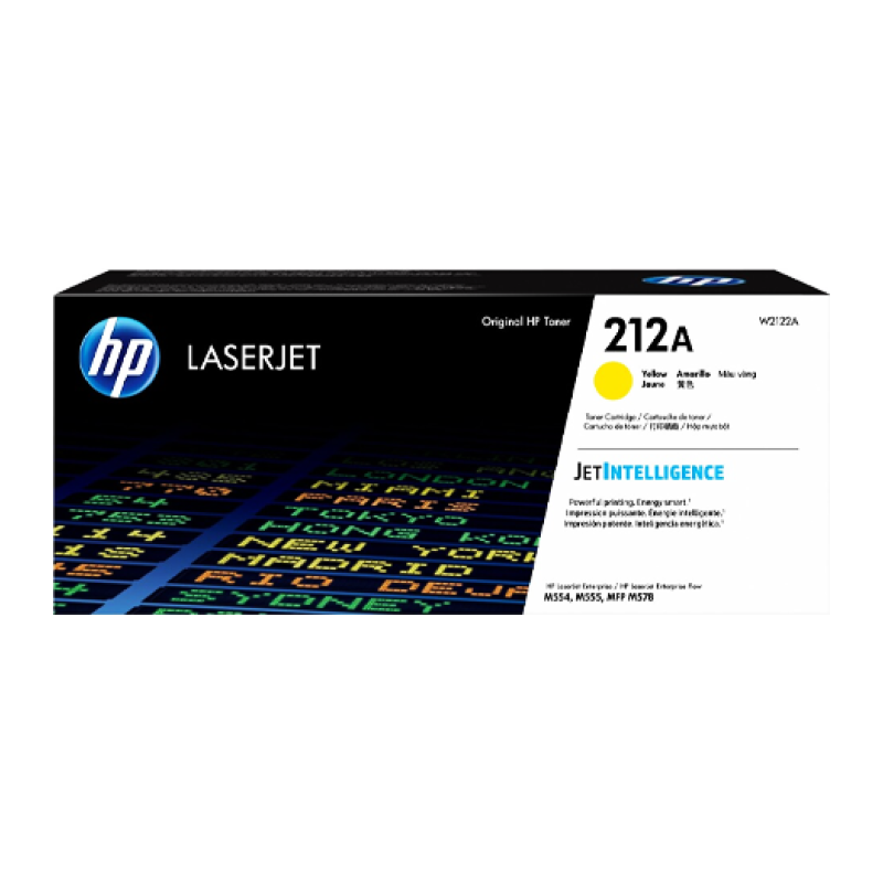 Tonerkassett HP 212A – Gul (W2122A)