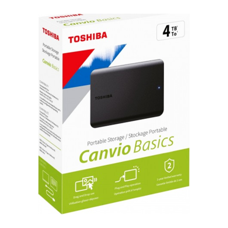 Disque dur externe 4TB Toshiba HDD USB 3.0