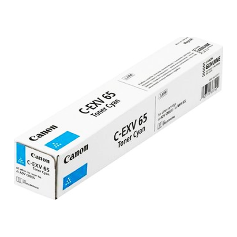Tonerkassett Canon C-EXV 65 – Cyan (5762C001)