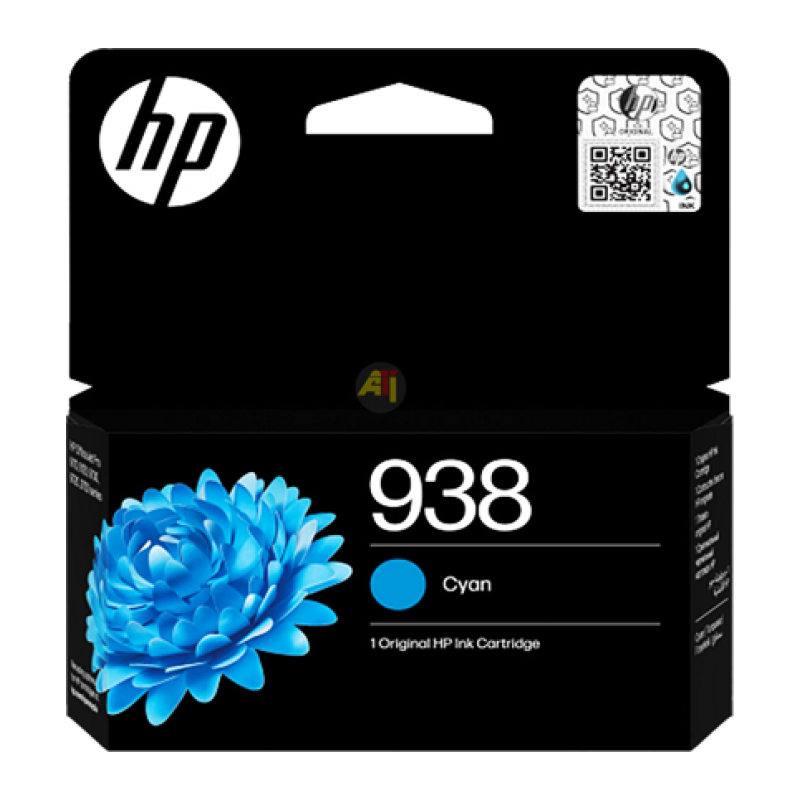 Cartouche HP 938 Cyan (référence 4S6X5PE)