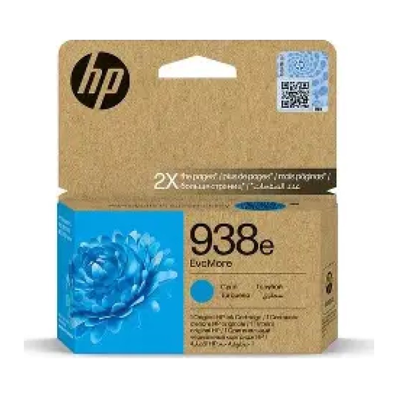 CARTOUCHE HP 938e EvoMore Cyan Original Ink Cartridge