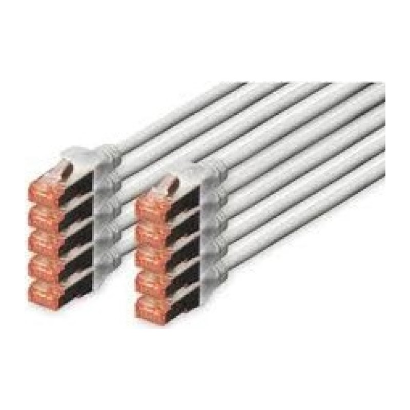 Cordon de brassage CAT 6A S-FTP2 m Gris