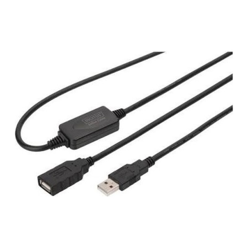Tilkoblingskabel Digitus USB 2.0 10 m