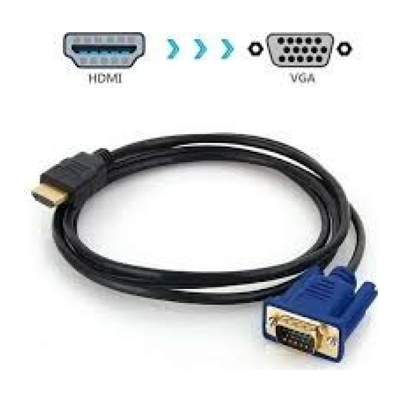 Cable adapter HDMi - VGA. HDMI Mâle vers VGA Mâle 2[HDMi - VGA]