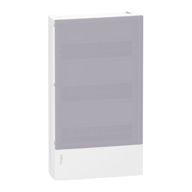 Coffret modulaire MINIPRAGMA ( 3R 12M)porte pleine blanche saillie PT SAN
