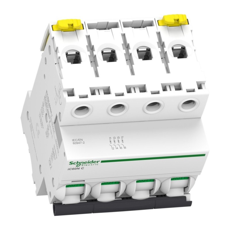 Leitungsschutzschalter Schneider Electric Acti9 iC60N 4P 20 A A9F74420