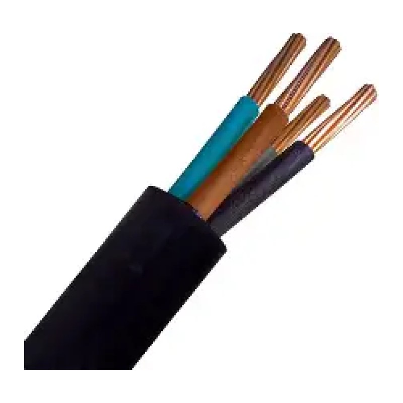 Cable electrique souple industriel U1000 4 x 10 mm²