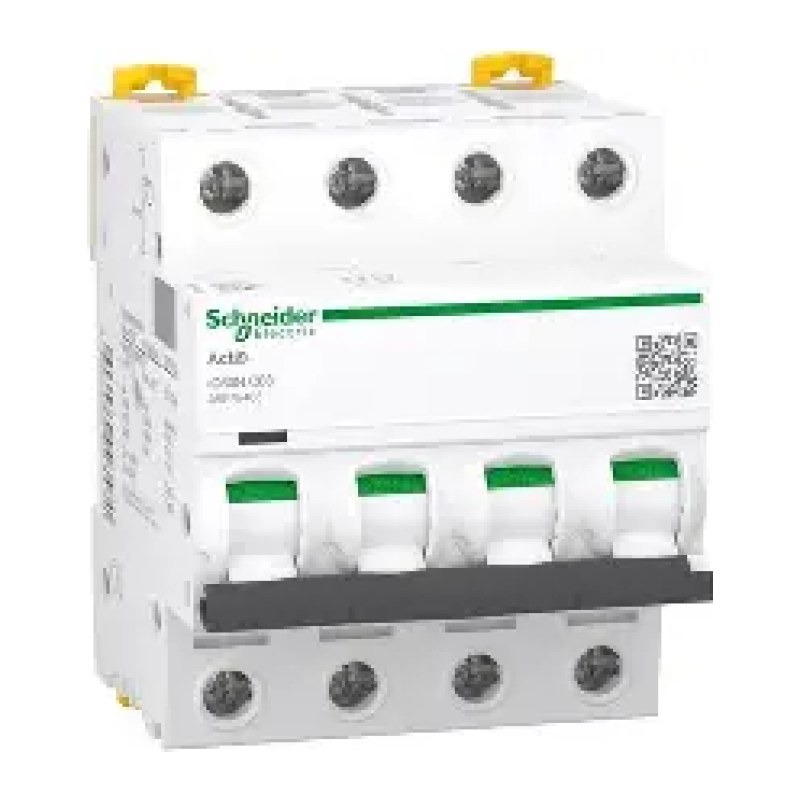 Modulær automatsikring Schneider Electric Acti9 iC60N 4P 50 A A9F74450