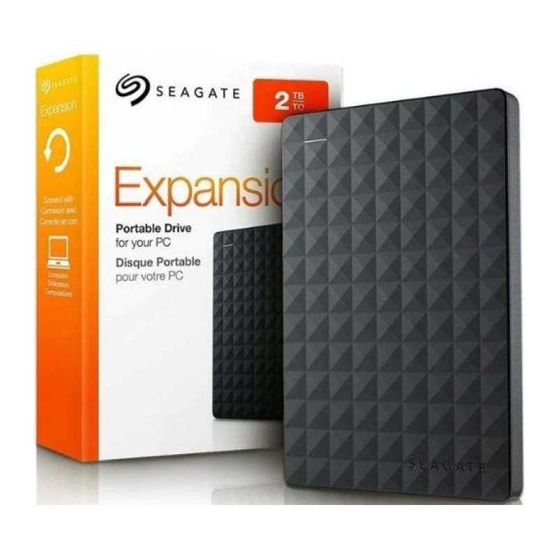 Harddisk for lagring Seagate Expansion Portable 2 TB STKM2000400