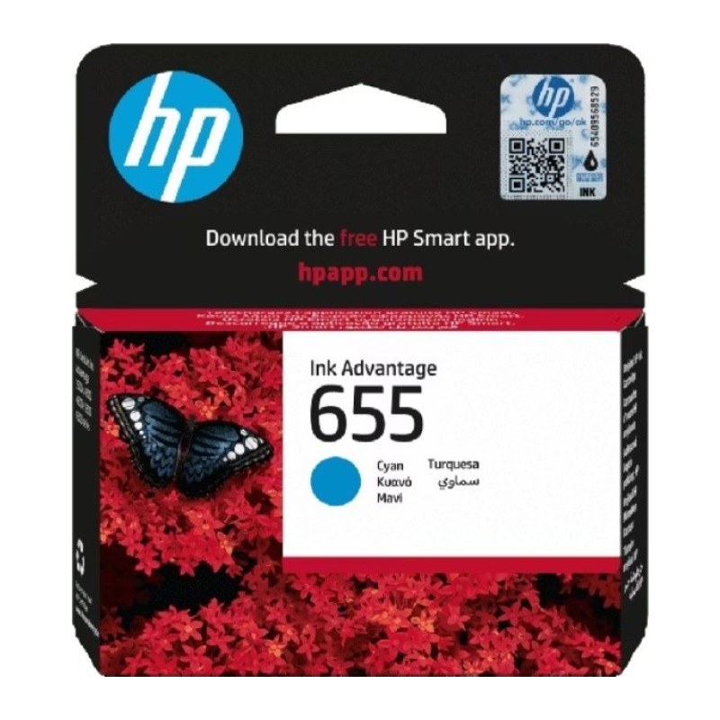 Cartucho de tinta HP 655 – Cian (CZ110AE)