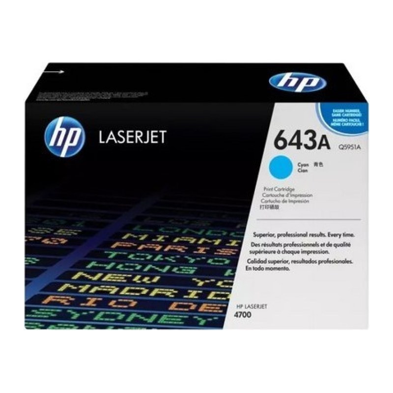 Tonerkartusche HP 643A – Cyan (Q5951A)