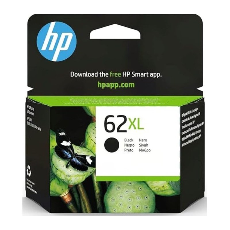 Cartucho de tinta HP 62XL – Negro (C2P05AE)