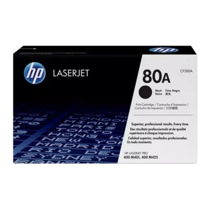 Toner HP Laser CF 280A Black (80A)