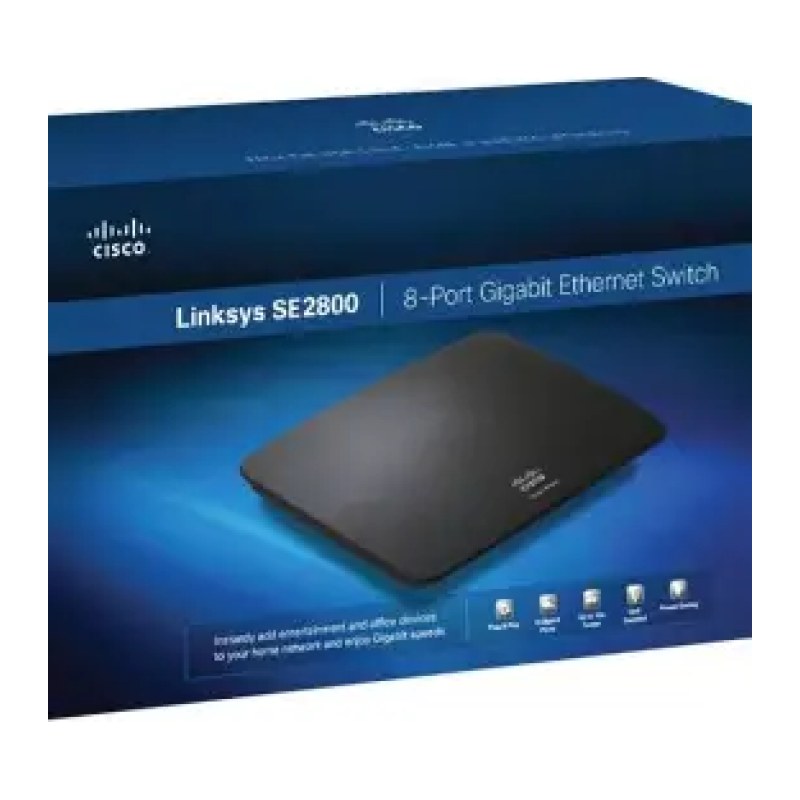 Linksys 8-Port-Gigabit-Switch SE2800-EU