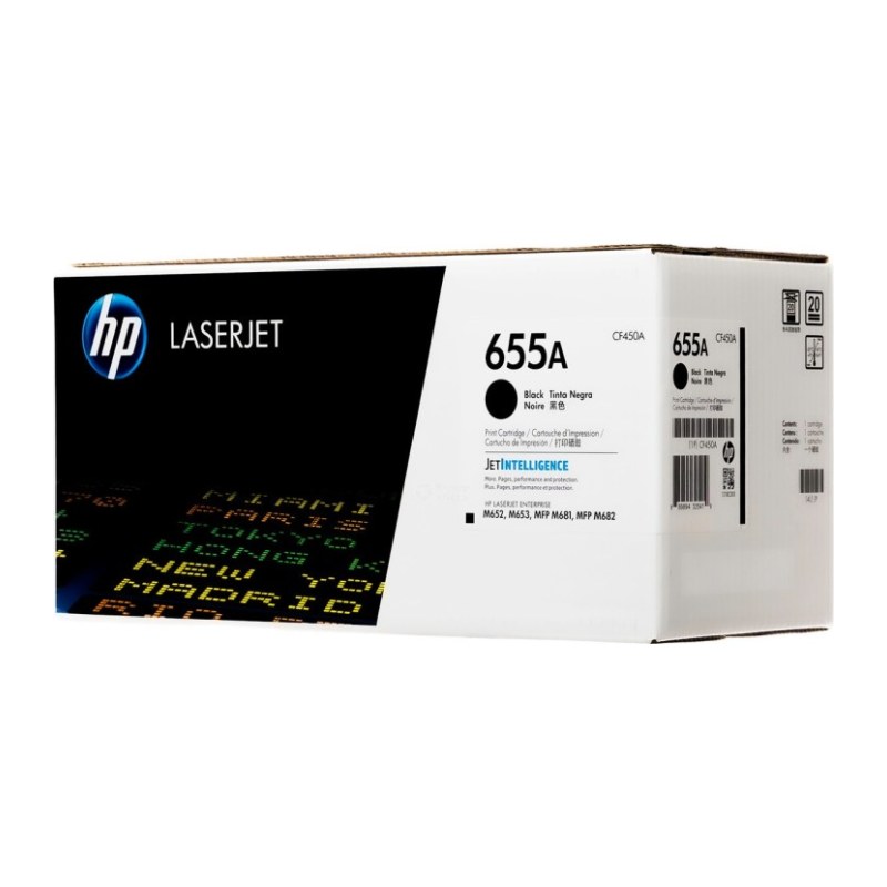 Toner HP LaserJet 655A - Noir (CF450A)