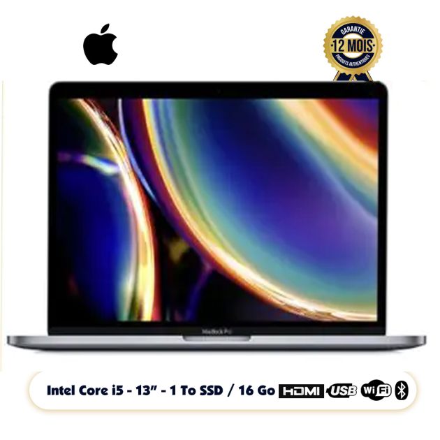 2020 Apple MacBook Pro 13 1To 16Go RAM Intel Core i5 - Garantie 12 mois